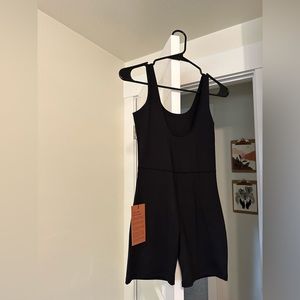 Girlfriend Collective Black Bike Unitard